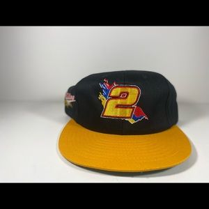 Vintage Rusty Wallace Miller Light Snapback